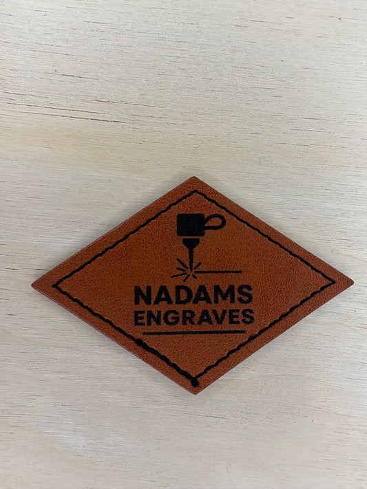 Khaki Leather Patches